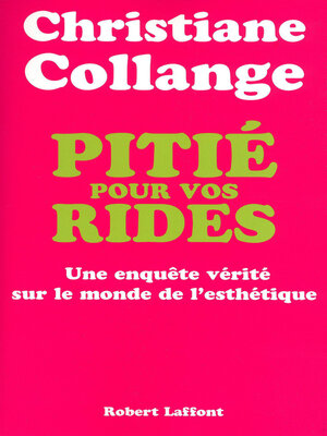 cover image of Pitié pour vos rides